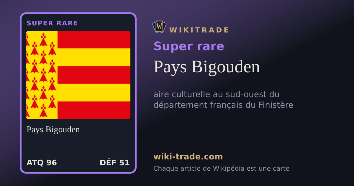 Pays Bigouden — carte Super rare