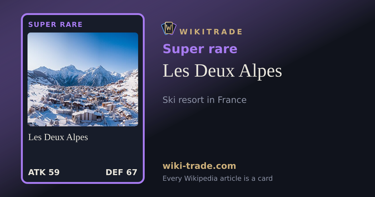 Les Deux Alpes — Super rare card