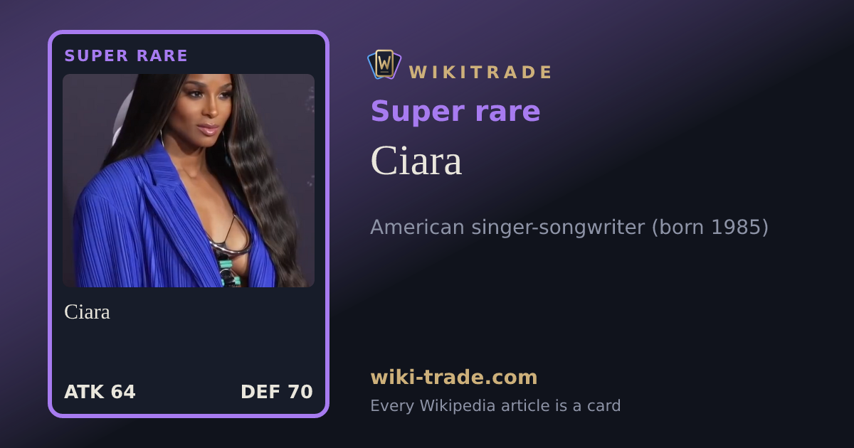 Ciara — Super rare card