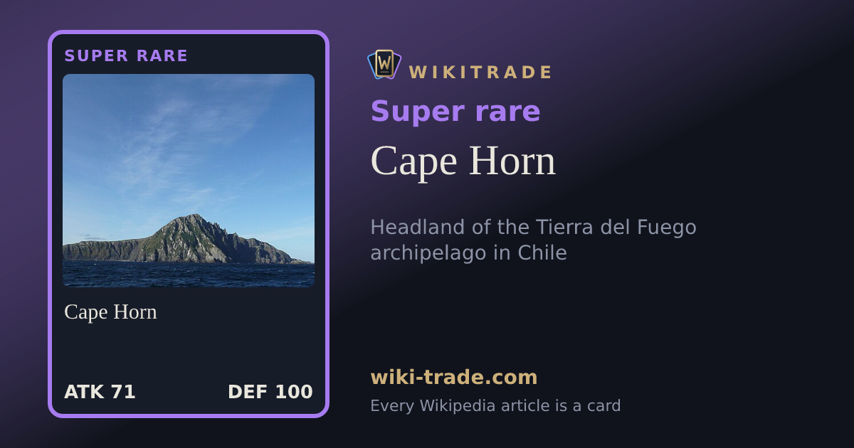 Cape Horn — Super rare card