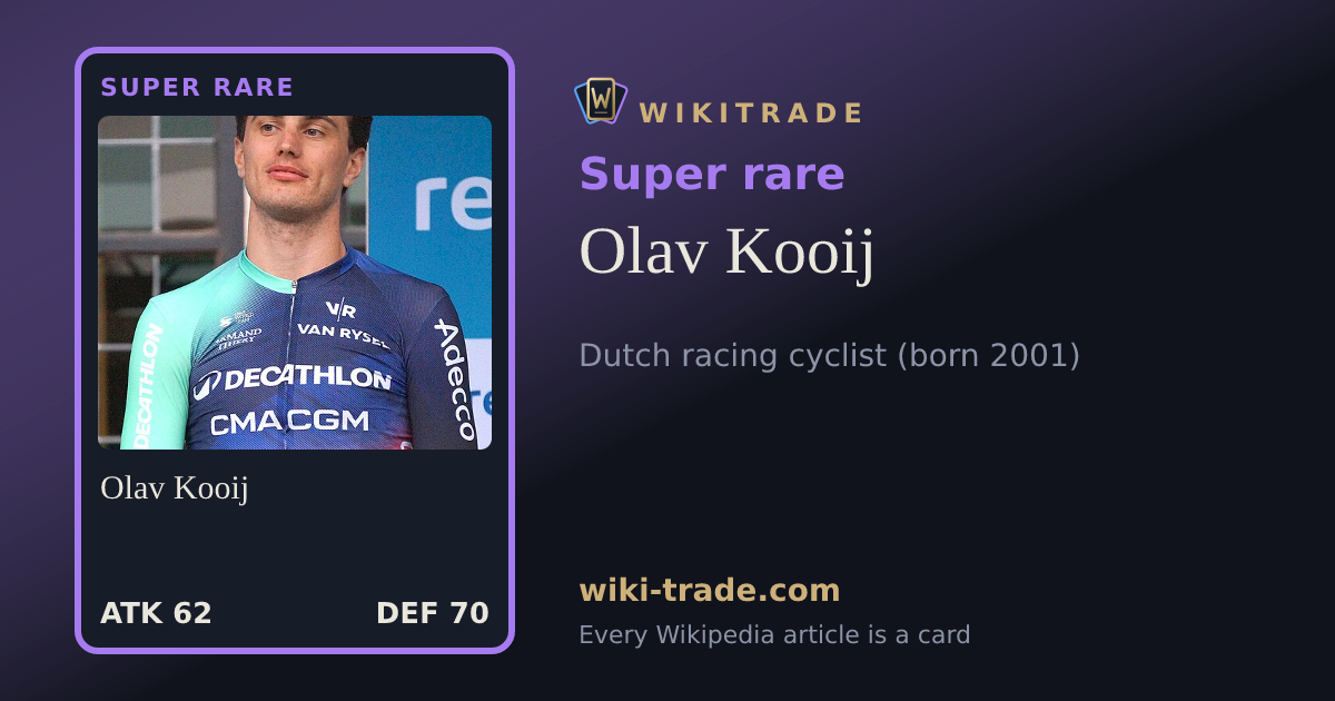 Olav Kooij — Super rare card