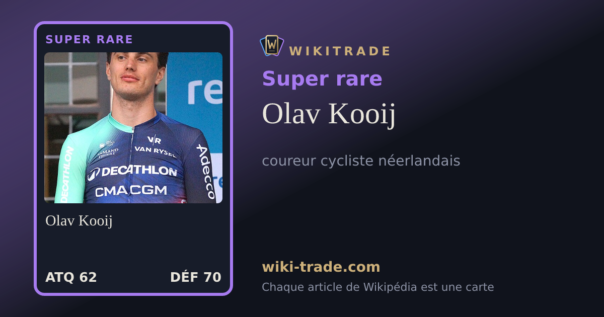 Olav Kooij — carte Super rare