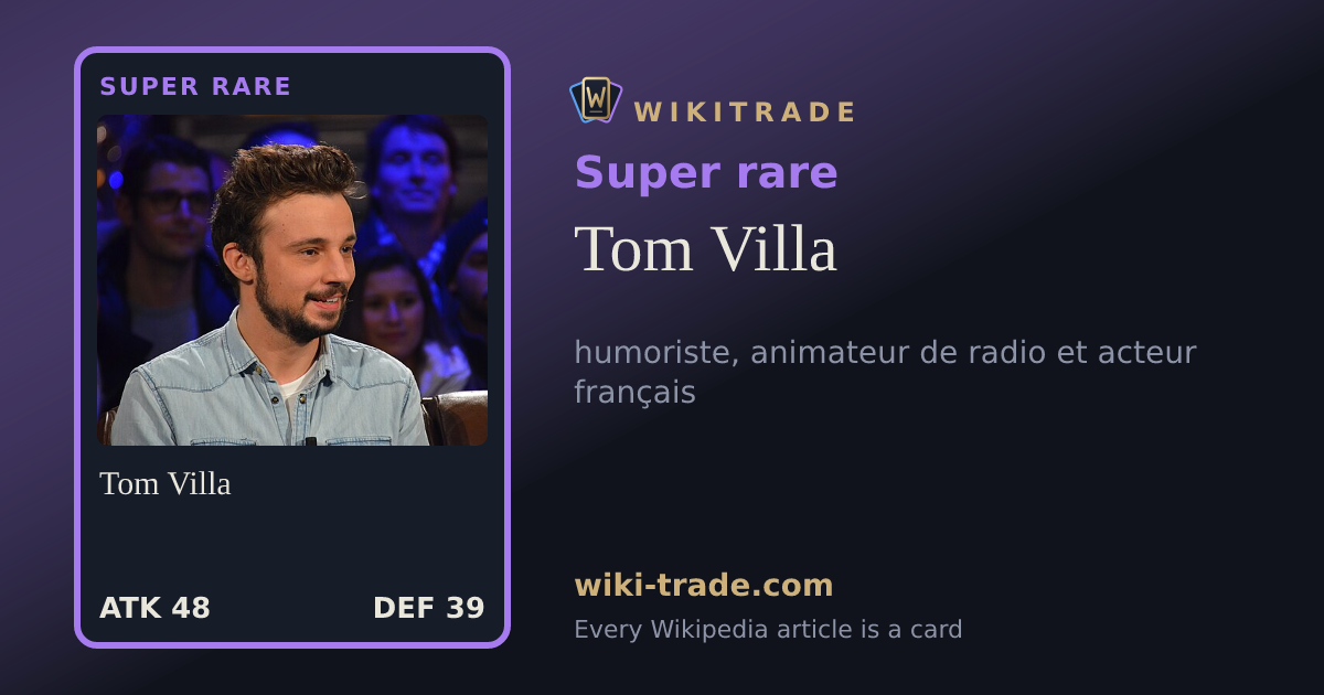 Tom Villa — Super rare card