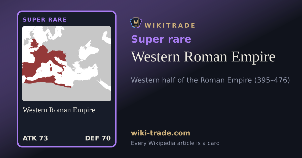 Western Roman Empire — Super rare card