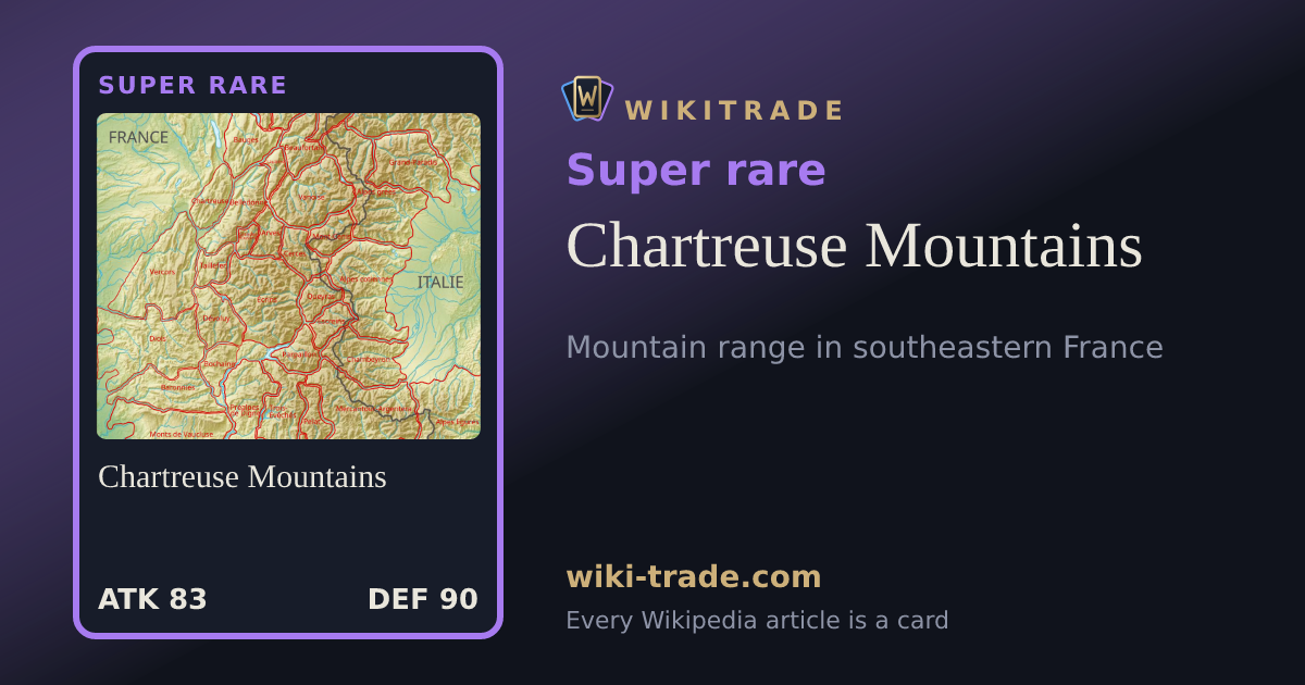 Chartreuse Mountains — Super rare card