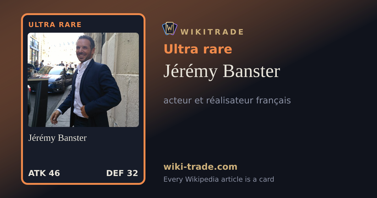 Jérémy Banster — Ultra rare card
