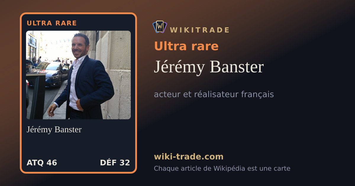 Jérémy Banster — carte Ultra rare