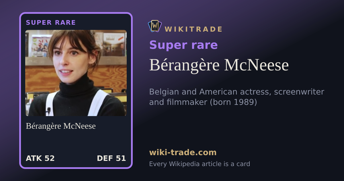 Bérangère McNeese — Super rare card