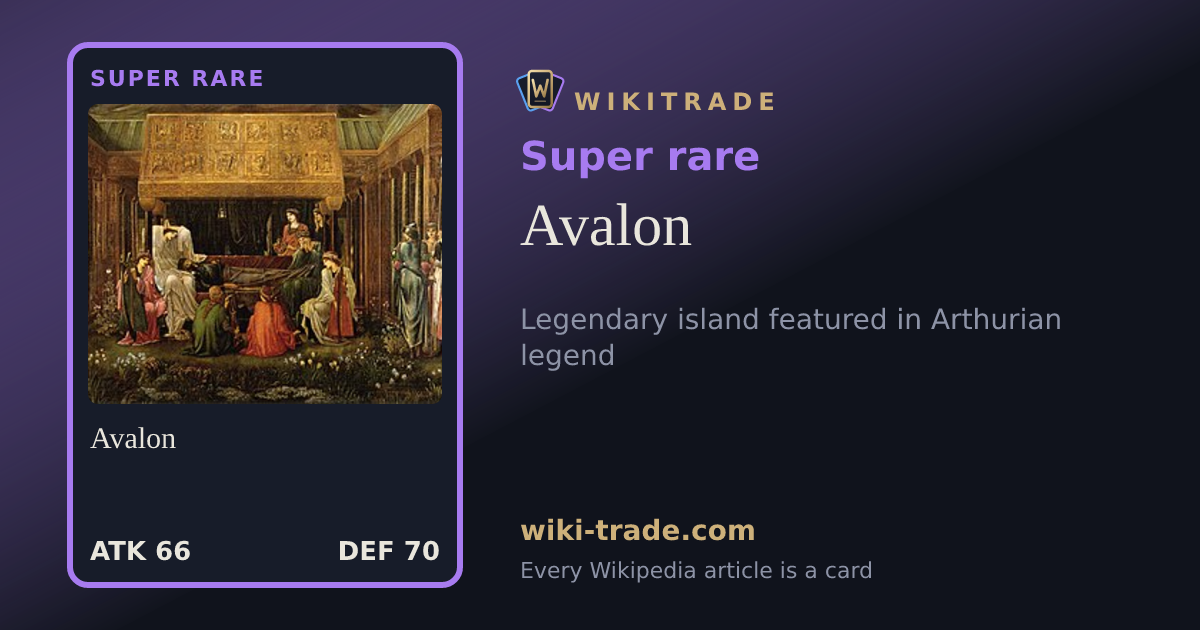 Avalon — Super rare card