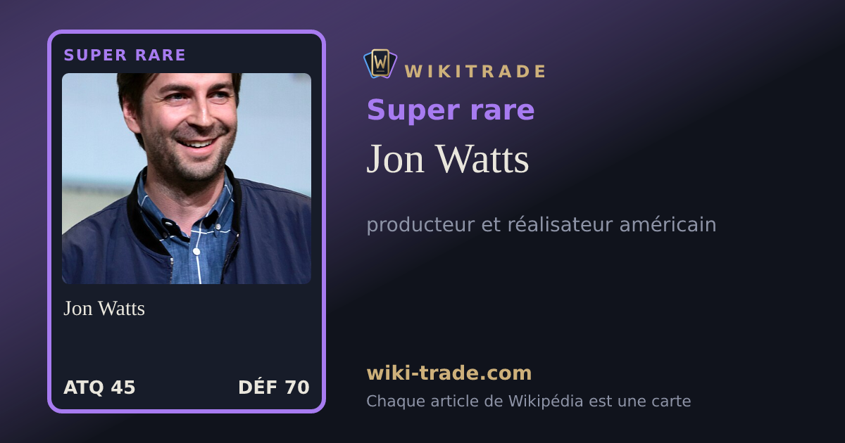 Jon Watts — carte Super rare