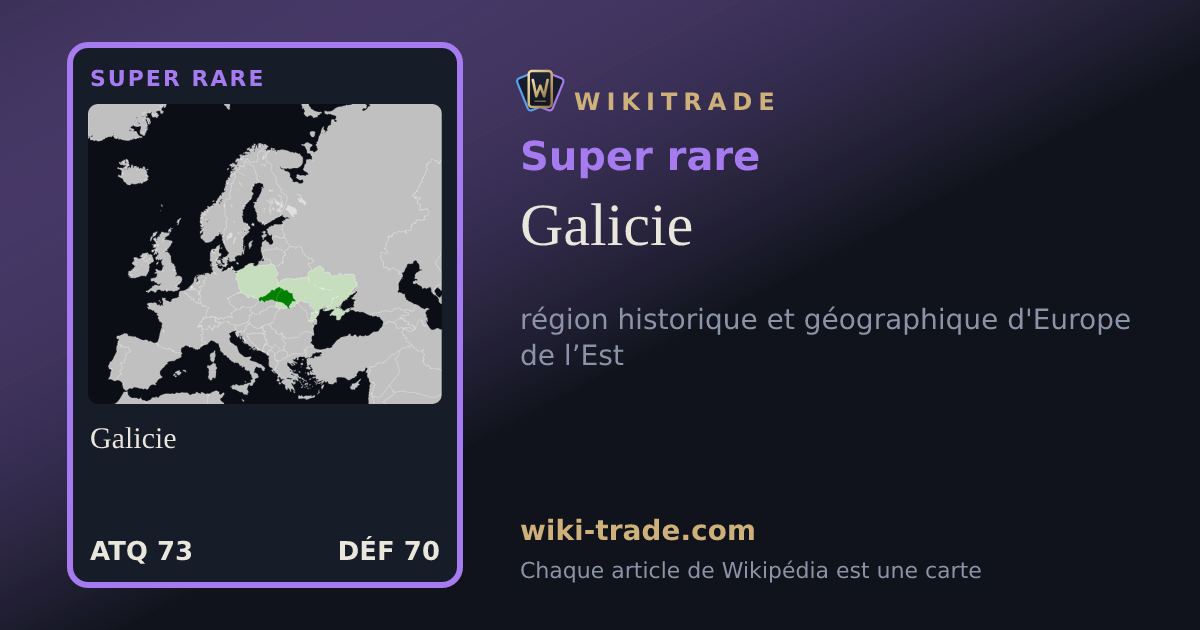 Galicie — carte Super rare