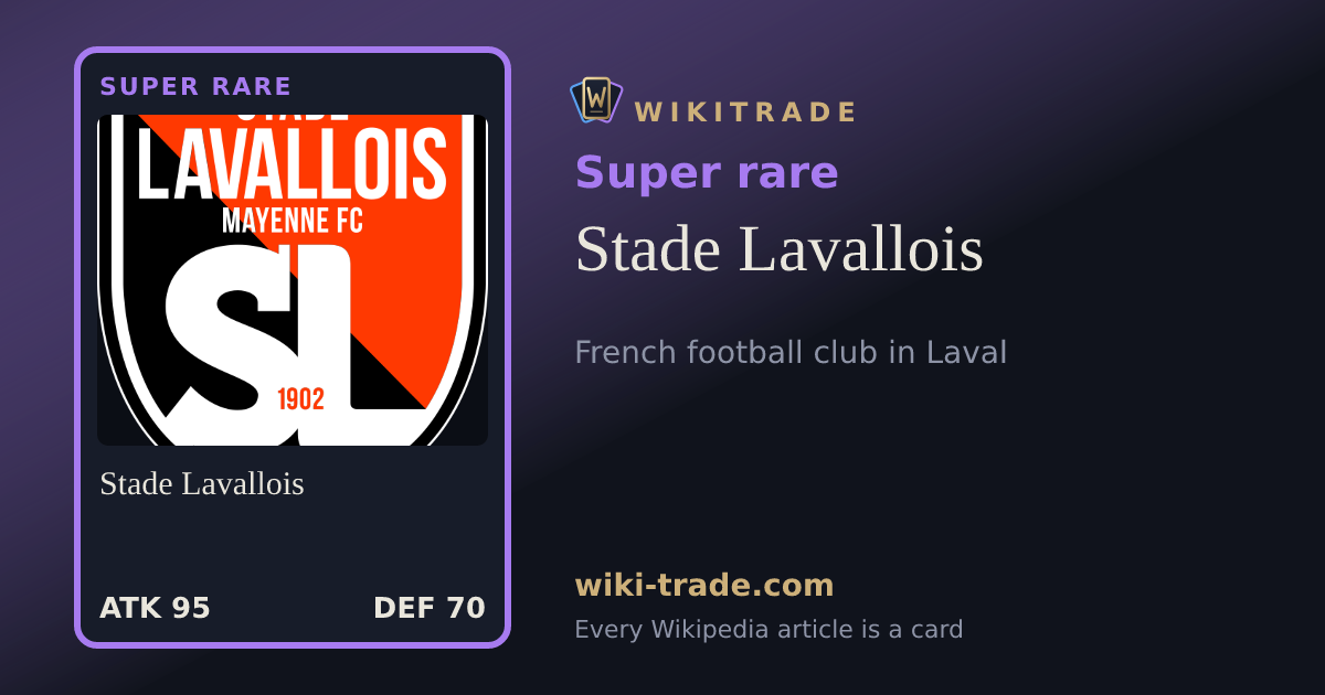 Stade Lavallois — Super rare card