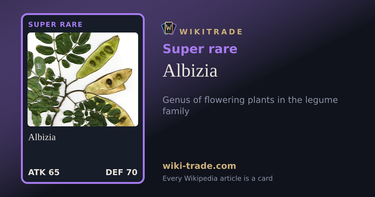 Albizia — Super rare card