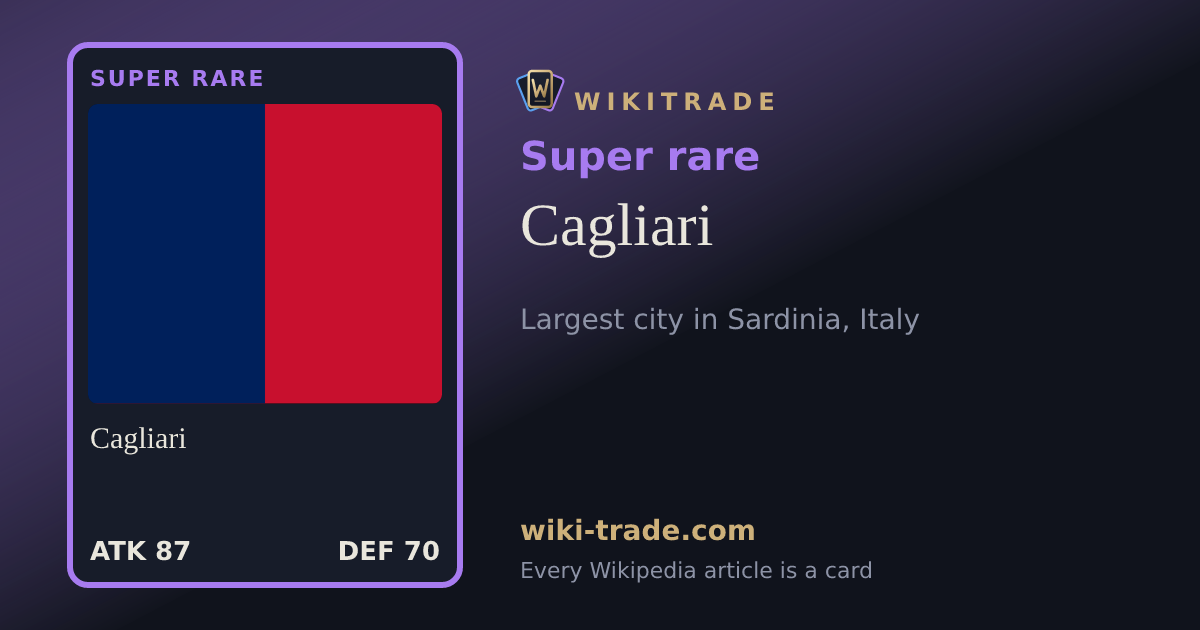 Cagliari — Super rare card
