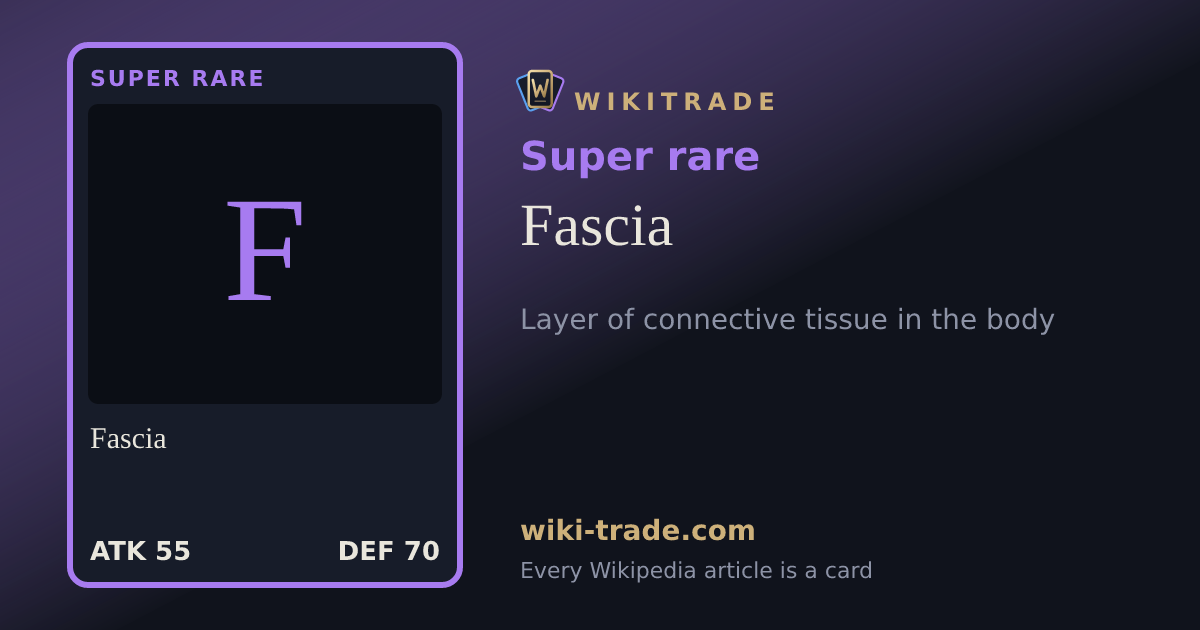 Fascia — Super rare card