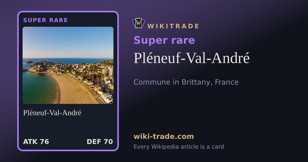 Pléneuf-Val-André — Super rare card
