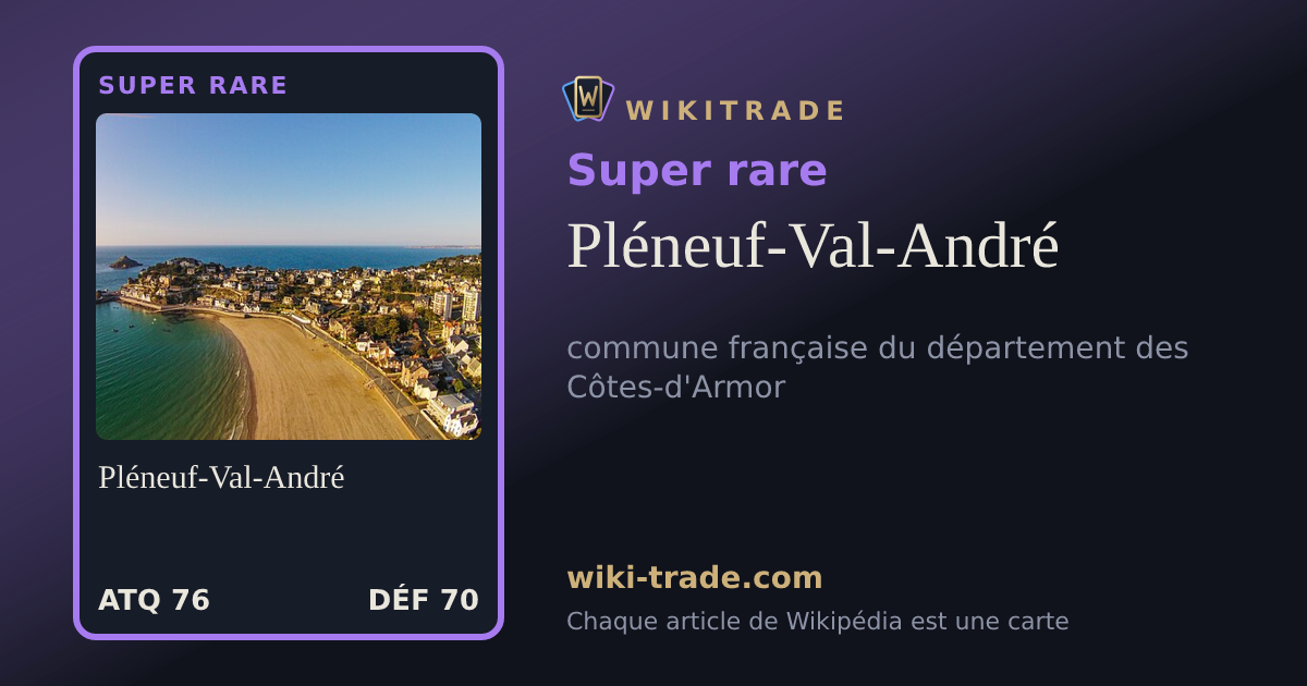 Pléneuf-Val-André — carte Super rare