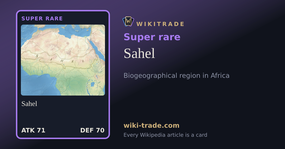 Sahel — Super rare card