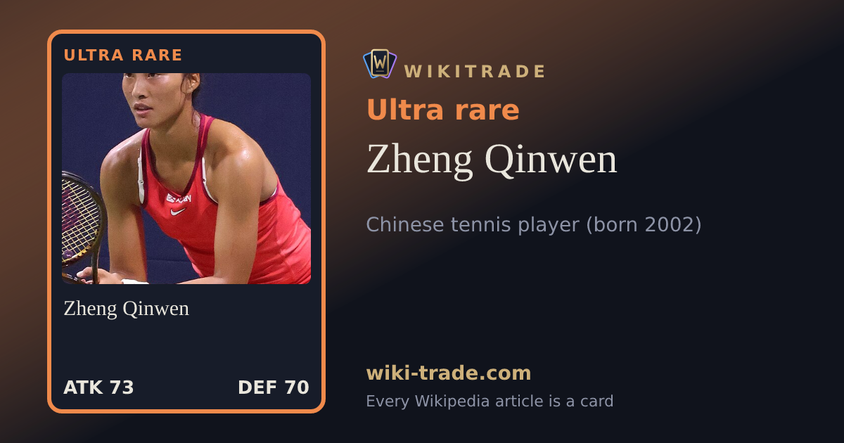 Zheng Qinwen — Ultra rare card