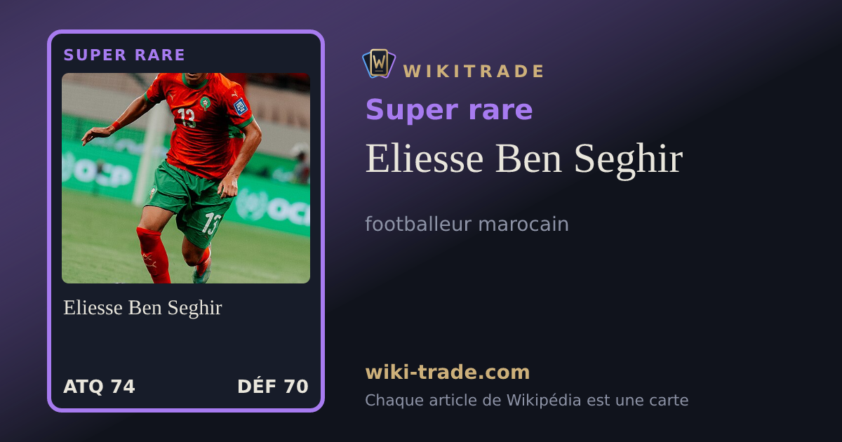 Eliesse Ben Seghir — carte Super rare