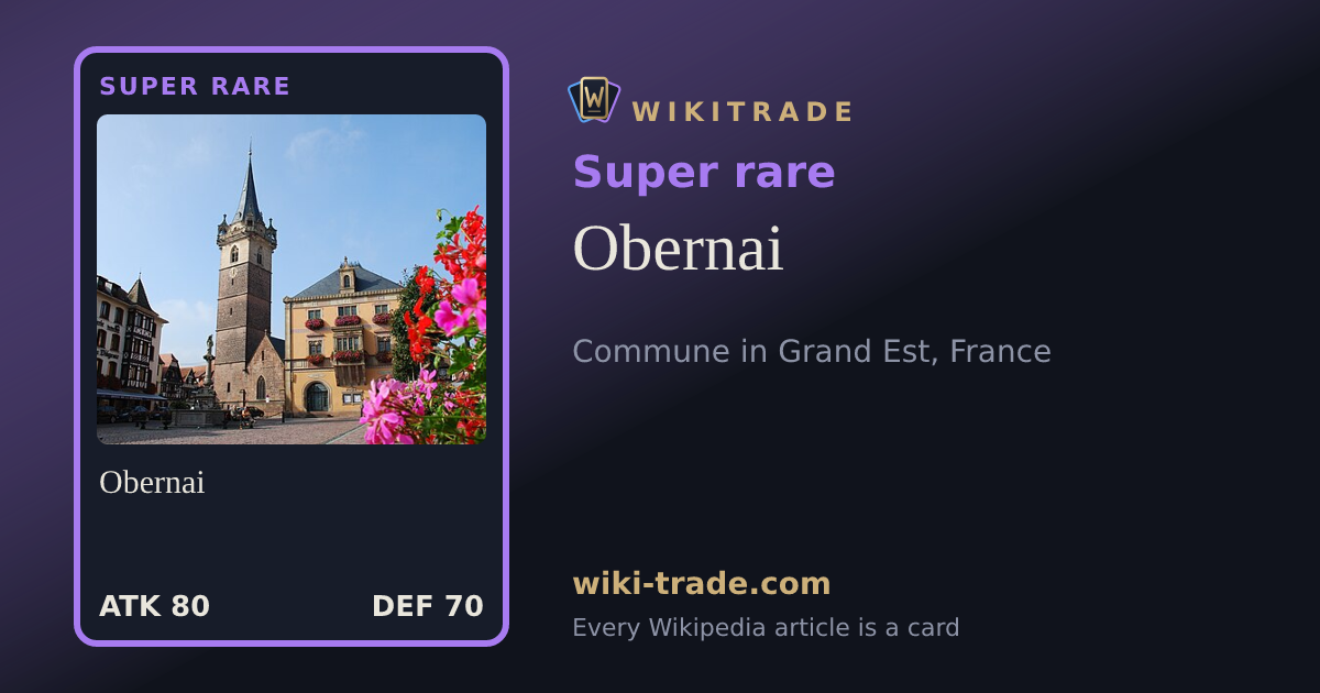 Obernai — Super rare card