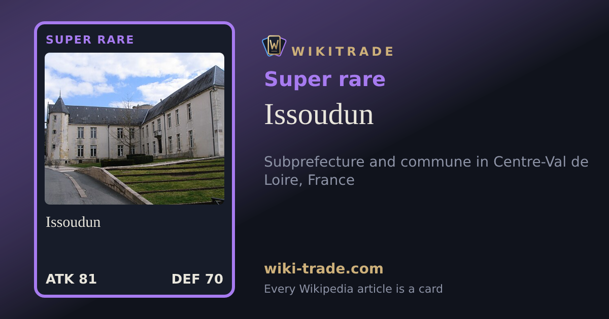 Issoudun — Super rare card