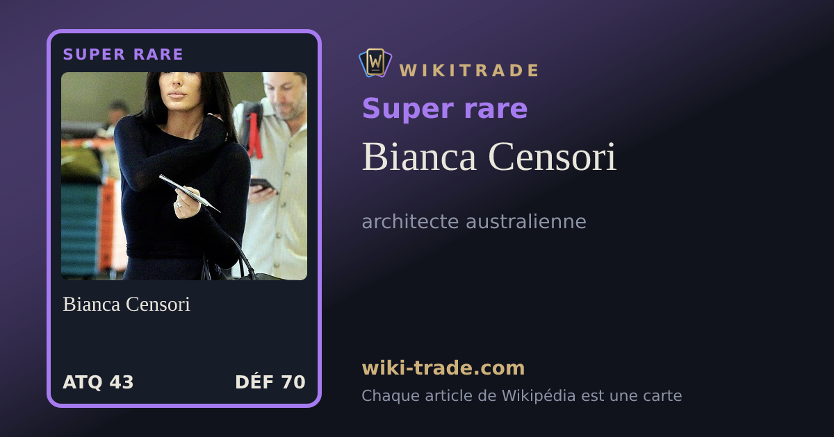 Bianca Censori — carte Super rare