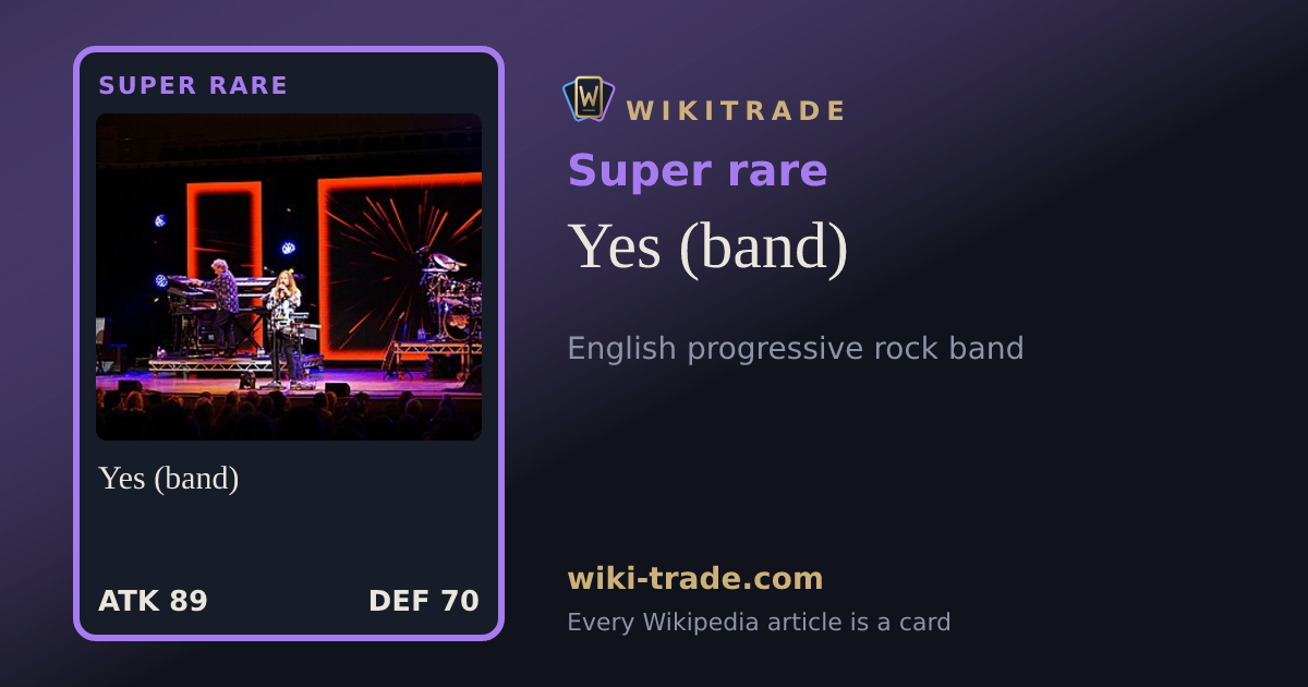 Yes (band) — Super rare card