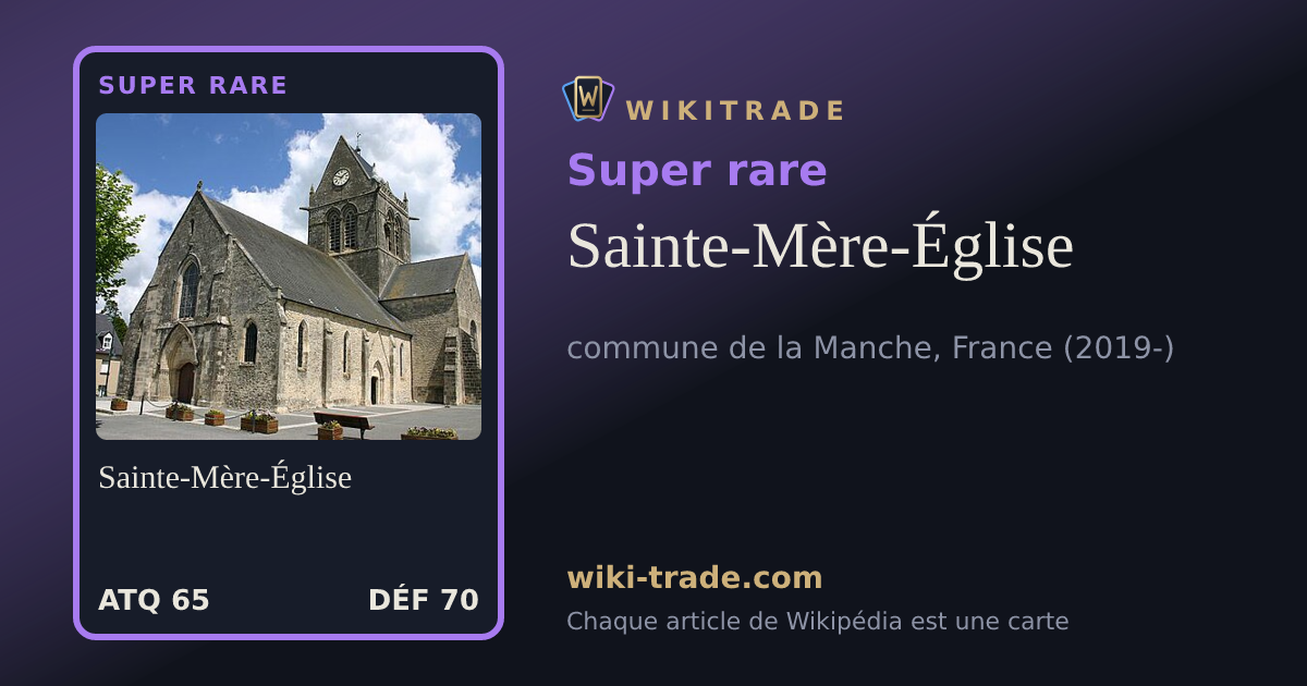 Sainte-Mère-Église — carte Super rare