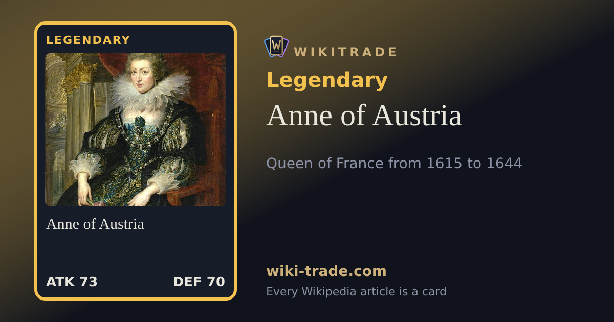 Anne of Austria — Legendary card