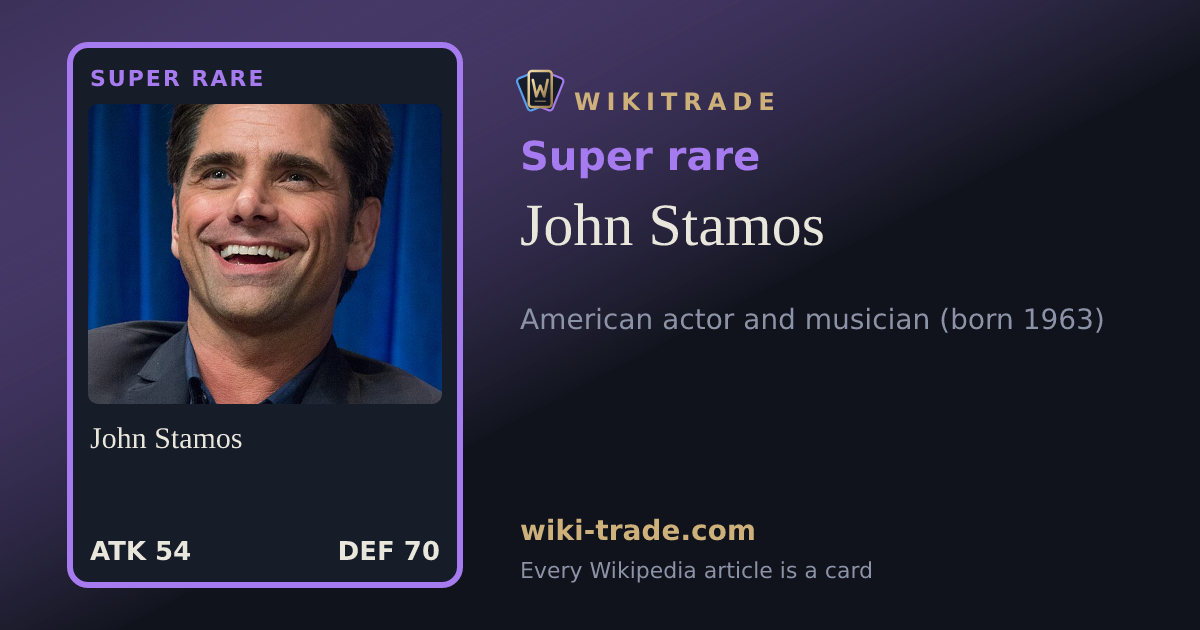 John Stamos — Super rare card