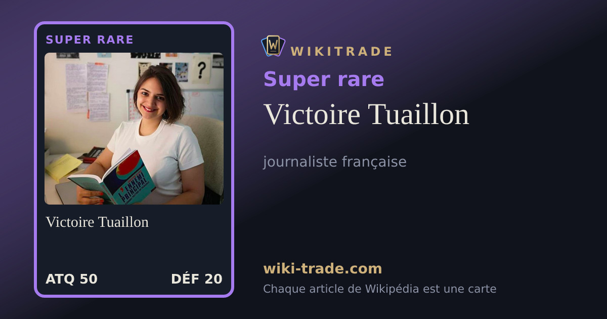 Victoire Tuaillon — carte Super rare