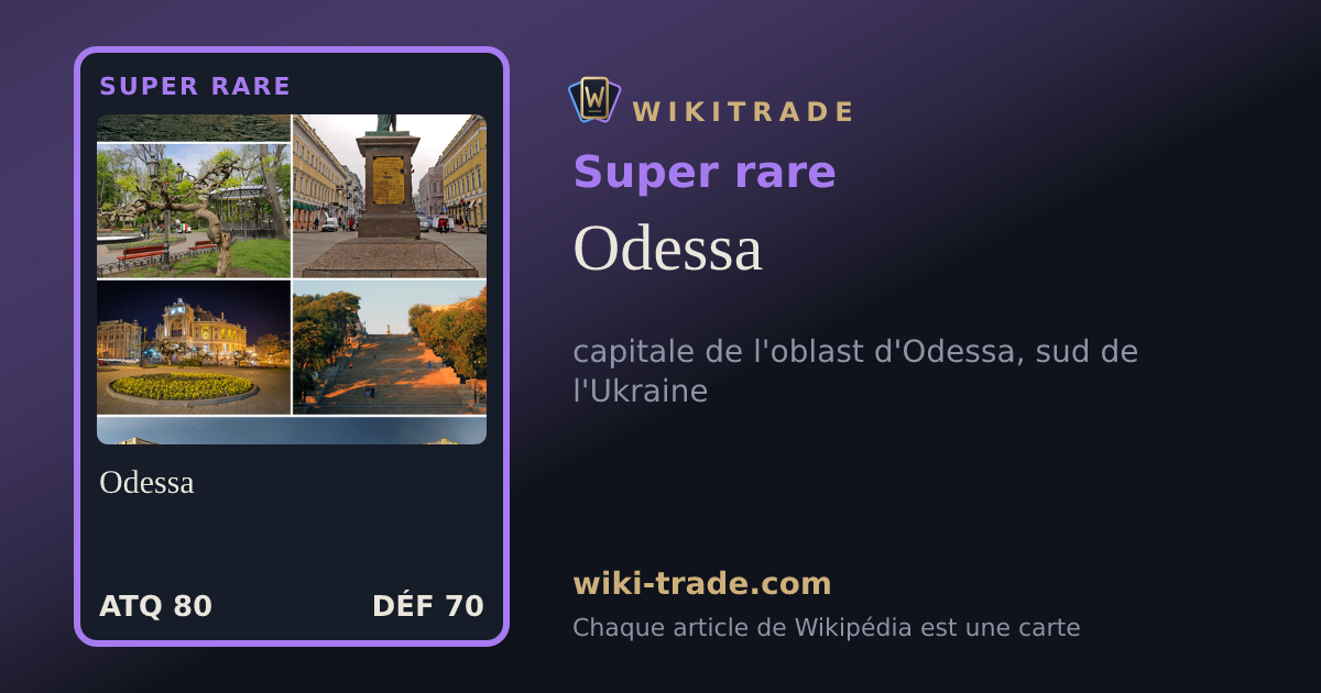 Odessa — carte Super rare
