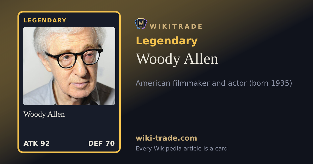 Woody Allen — Legendary card