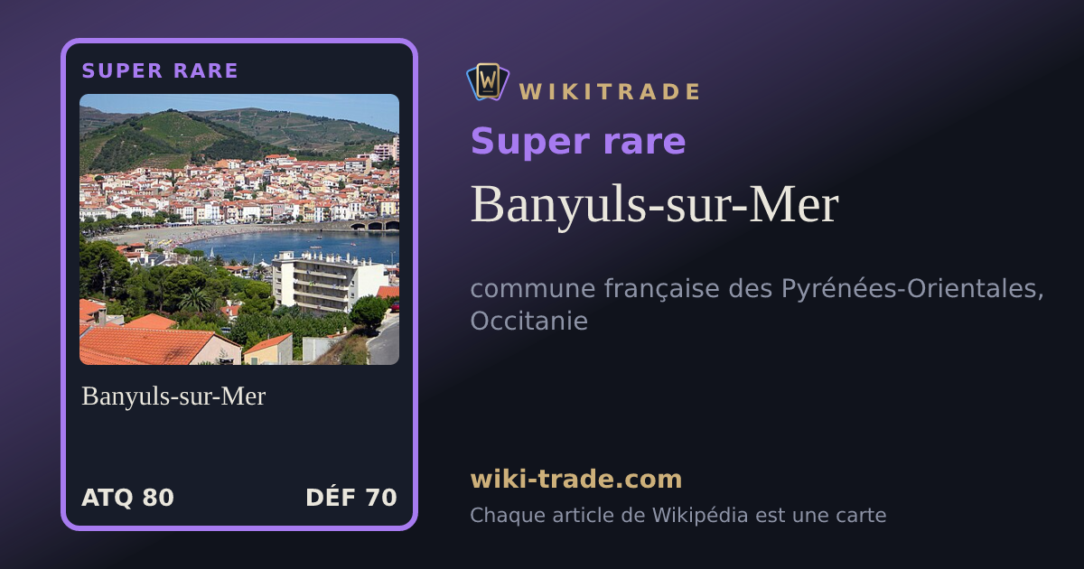 Banyuls-sur-Mer — carte Super rare