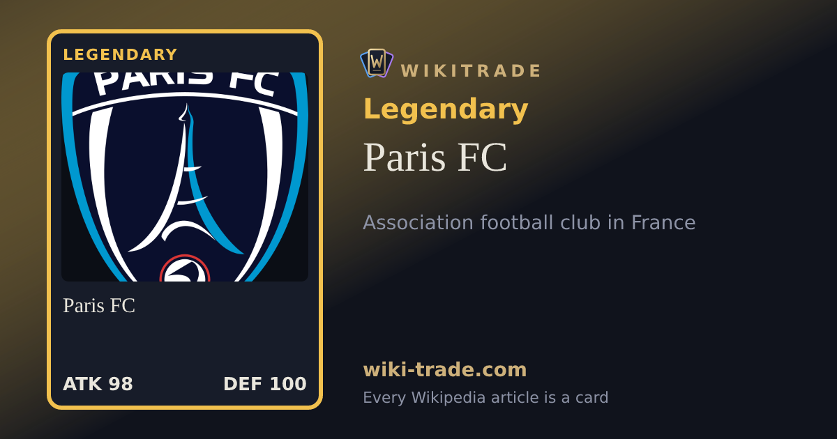 Paris FC — Legendary card