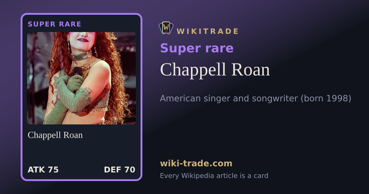 Chappell Roan — Super rare card
