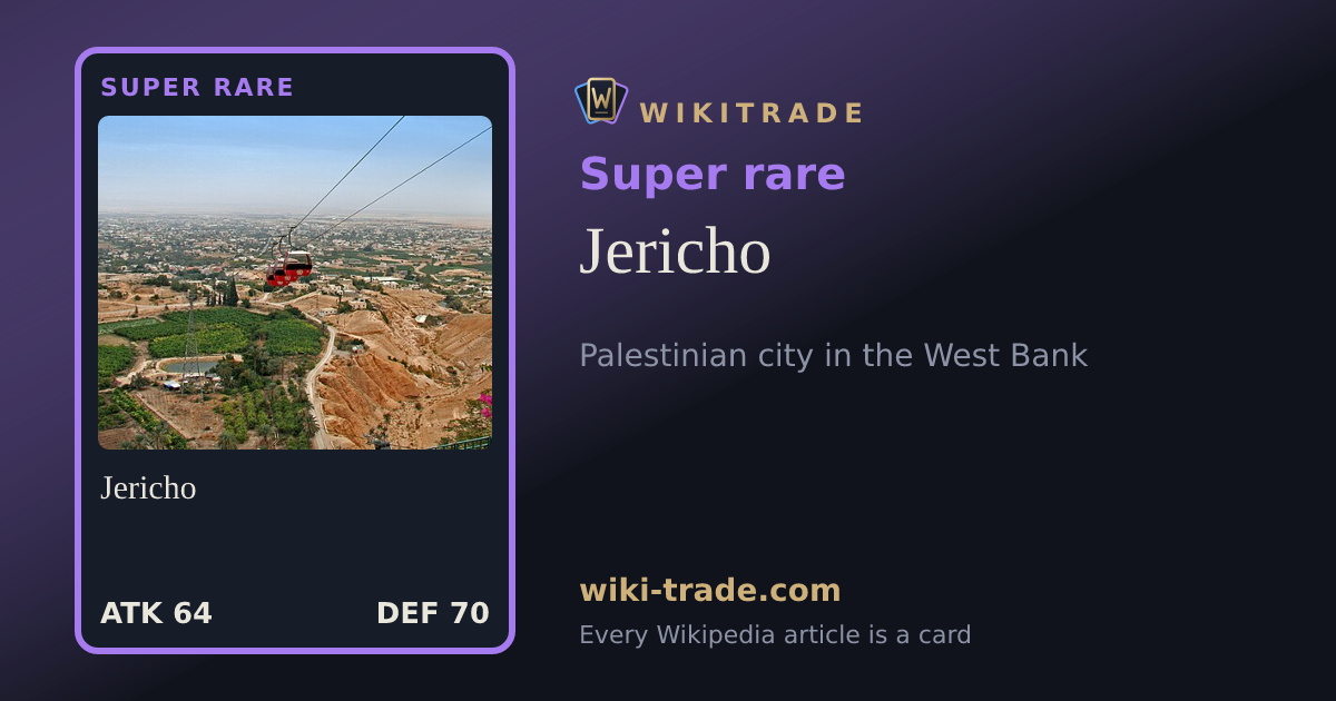 Jericho — Super rare card