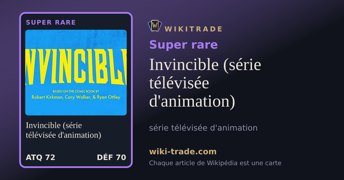 Invincible (série télévisée d'animation) — carte Super rare