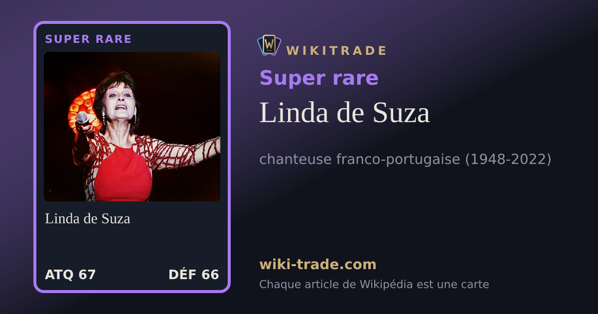 Linda de Suza — carte Super rare