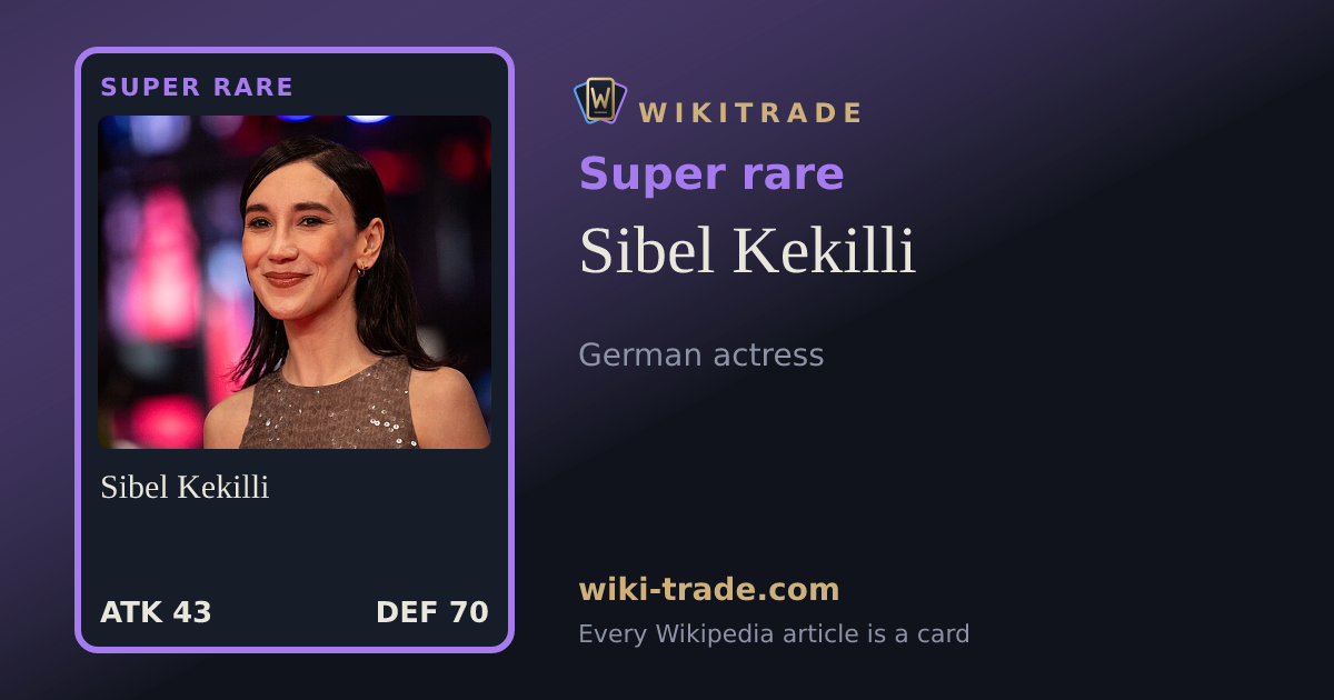 Sibel Kekilli — Super rare card