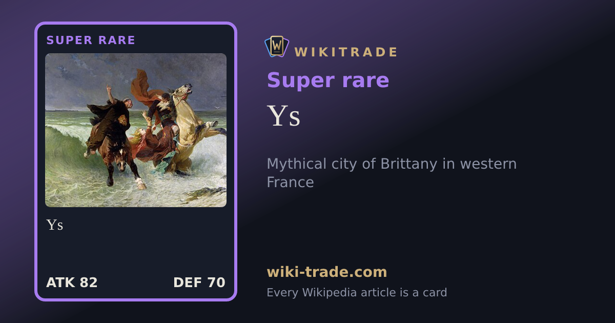 Ys — Super rare card