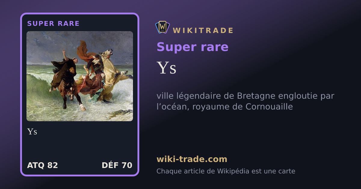 Ys — carte Super rare