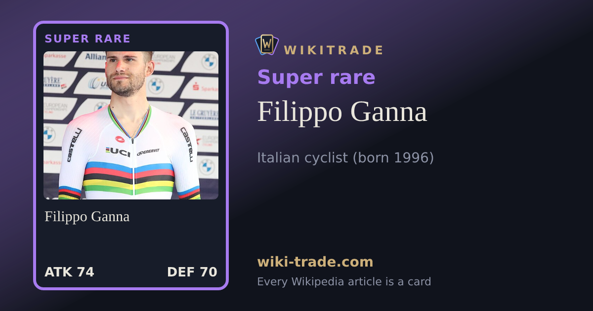 Filippo Ganna — Super rare card