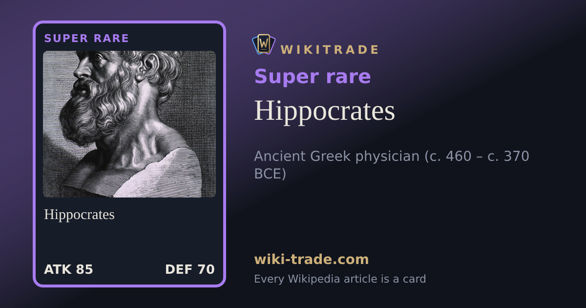 Hippocrates — Super rare card