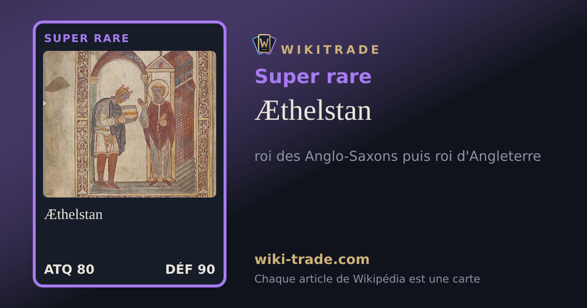 Æthelstan — carte Super rare
