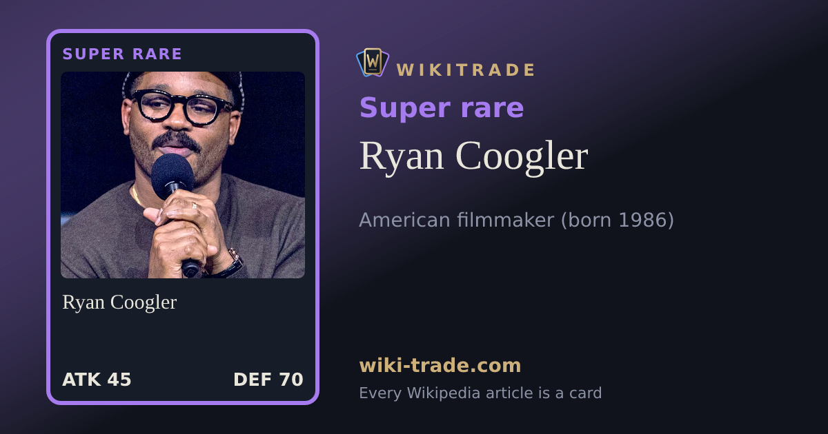 Ryan Coogler — Super rare card
