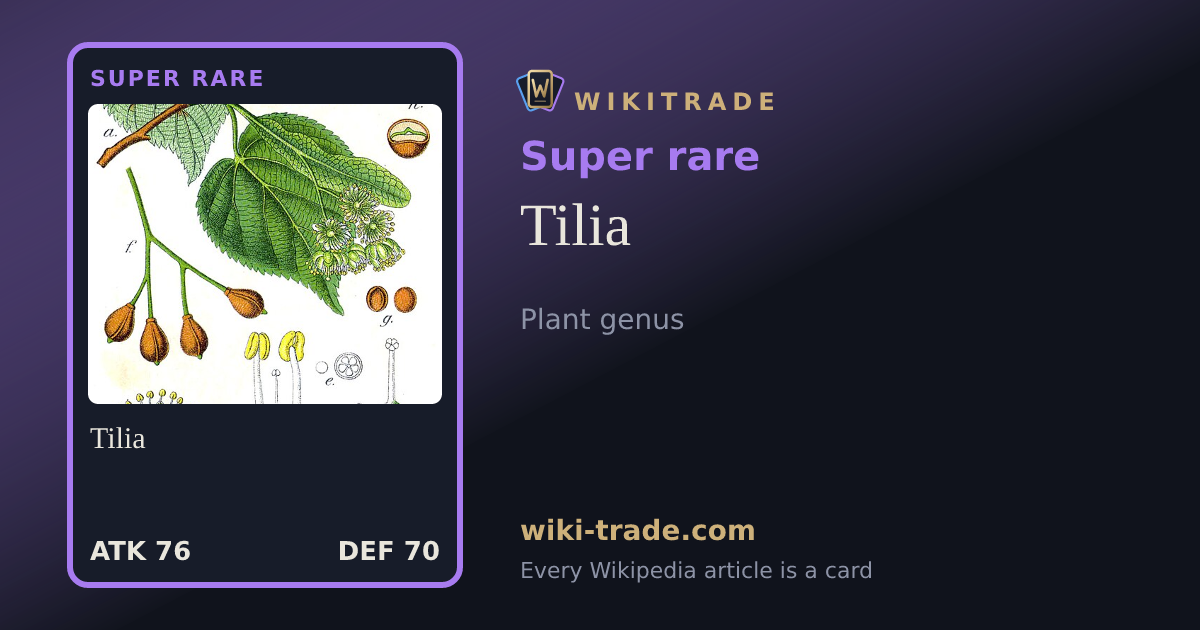 Tilia — Super rare card