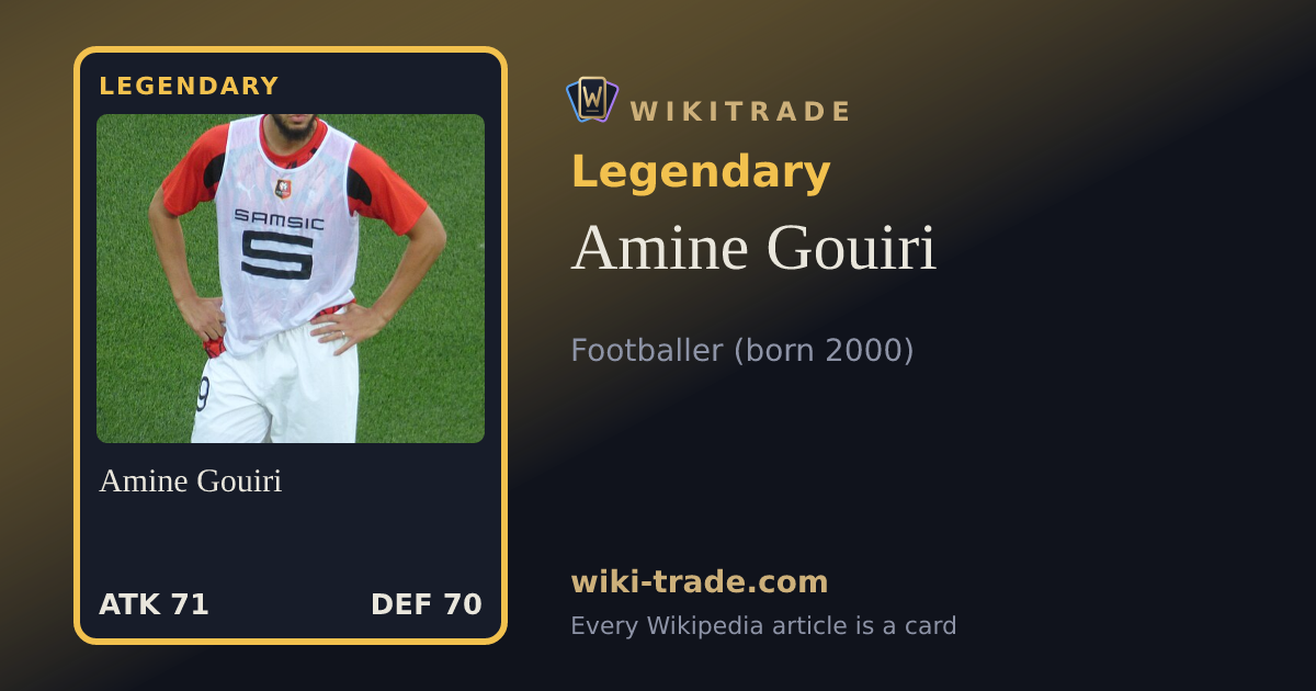 Amine Gouiri — Legendary card