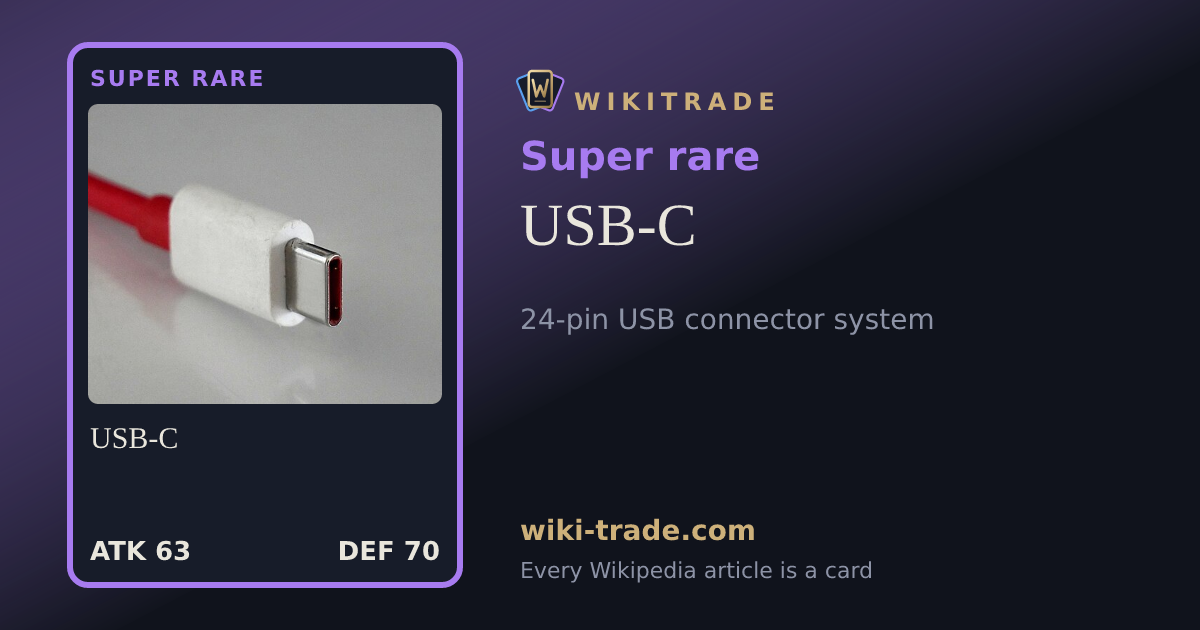 USB-C — Super rare card